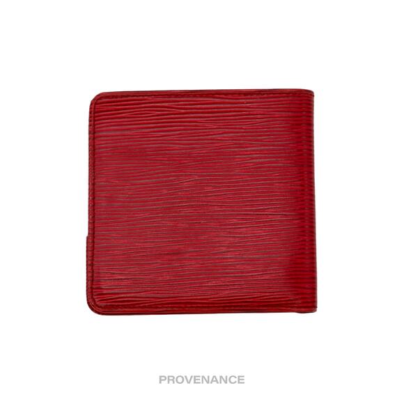 🔴 Louis Vuitton MALLETIER Marco Wallet - Red Epi Leather - Picture 3 of 10